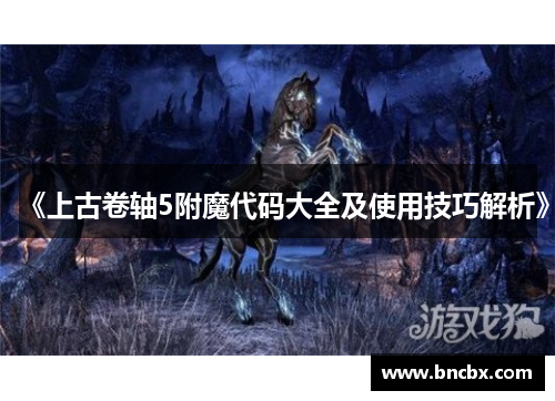 《上古卷轴5附魔代码大全及使用技巧解析》